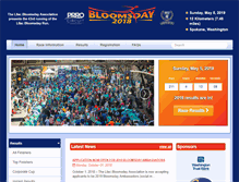 Tablet Screenshot of bloomsdayrun.com