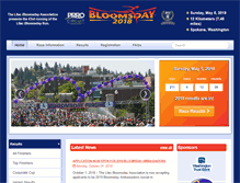 Tablet Screenshot of bloomsdayrun.org